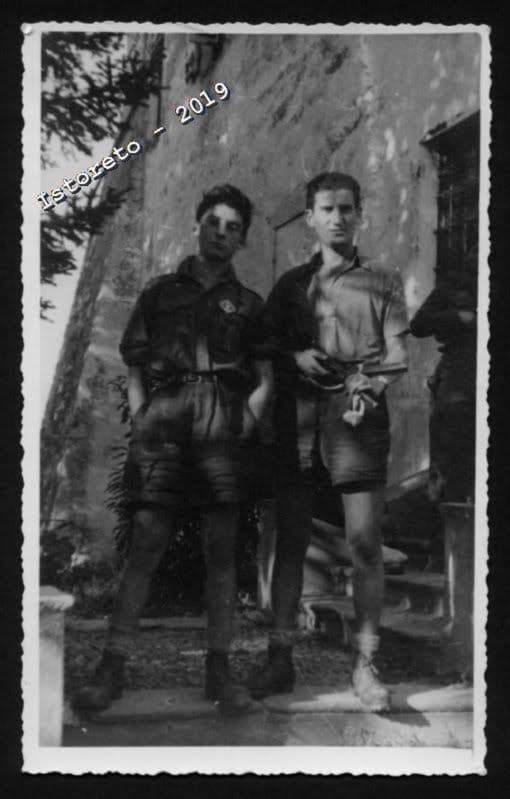 Ritratto storico davanti al Castello Mongivetto